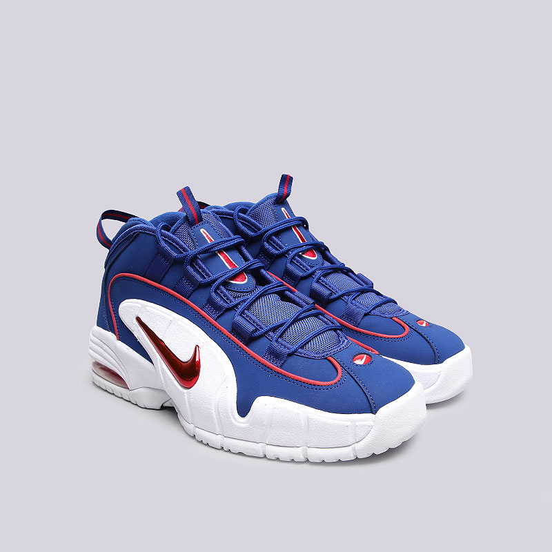 мужские синие кроссовки Nike Air Max Penny 685153-400 - цена, описание, фото 2